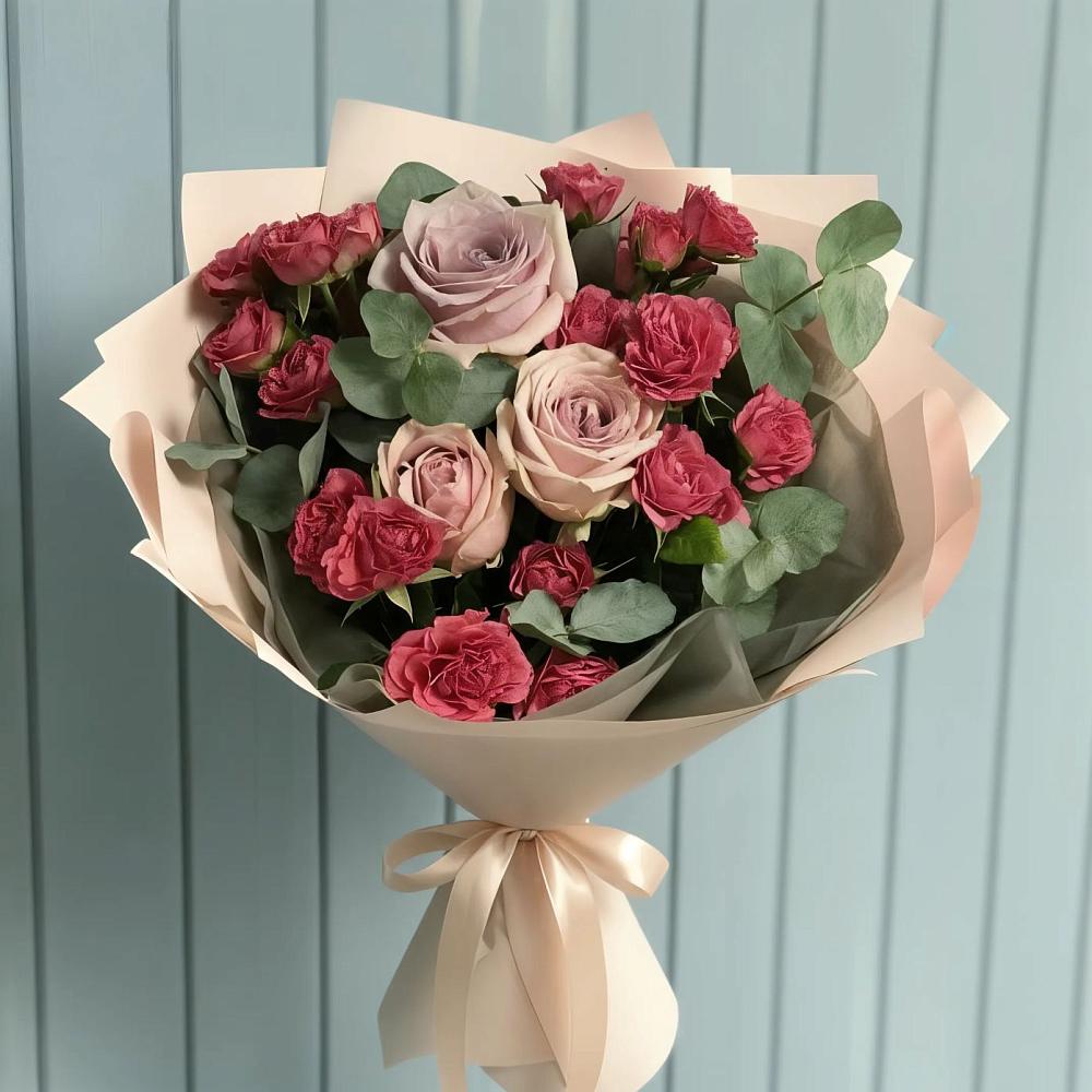 Букет цветов из: Гвоздики и Розы в Богородске