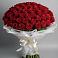 Букет 101 Красная роза Блэк Мэджик в Богородске
