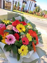 Букет цветов из:  Герберы #REPLACE_PRED# Богородске