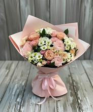 Букет цветов из:  Гвоздики, Розы и Хризантемы в Богородске