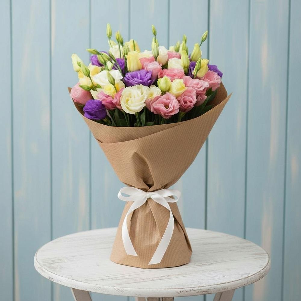 Букет цветов из: Лизиантусы в Богородске