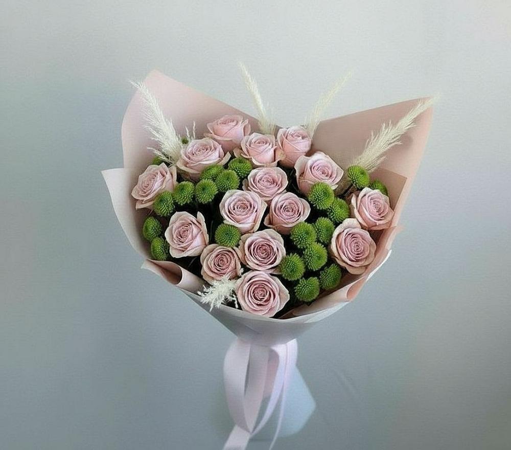 Букет цветов из: Розы и Хризантемы в Богородске