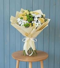 Букет цветов из:  Хризантемы и Розы в Богородске