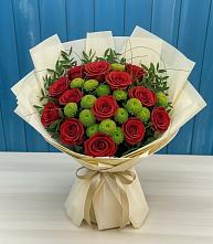 Букет цветов из:  Розы и Хризантемы #REPLACE_PRED# Богородске