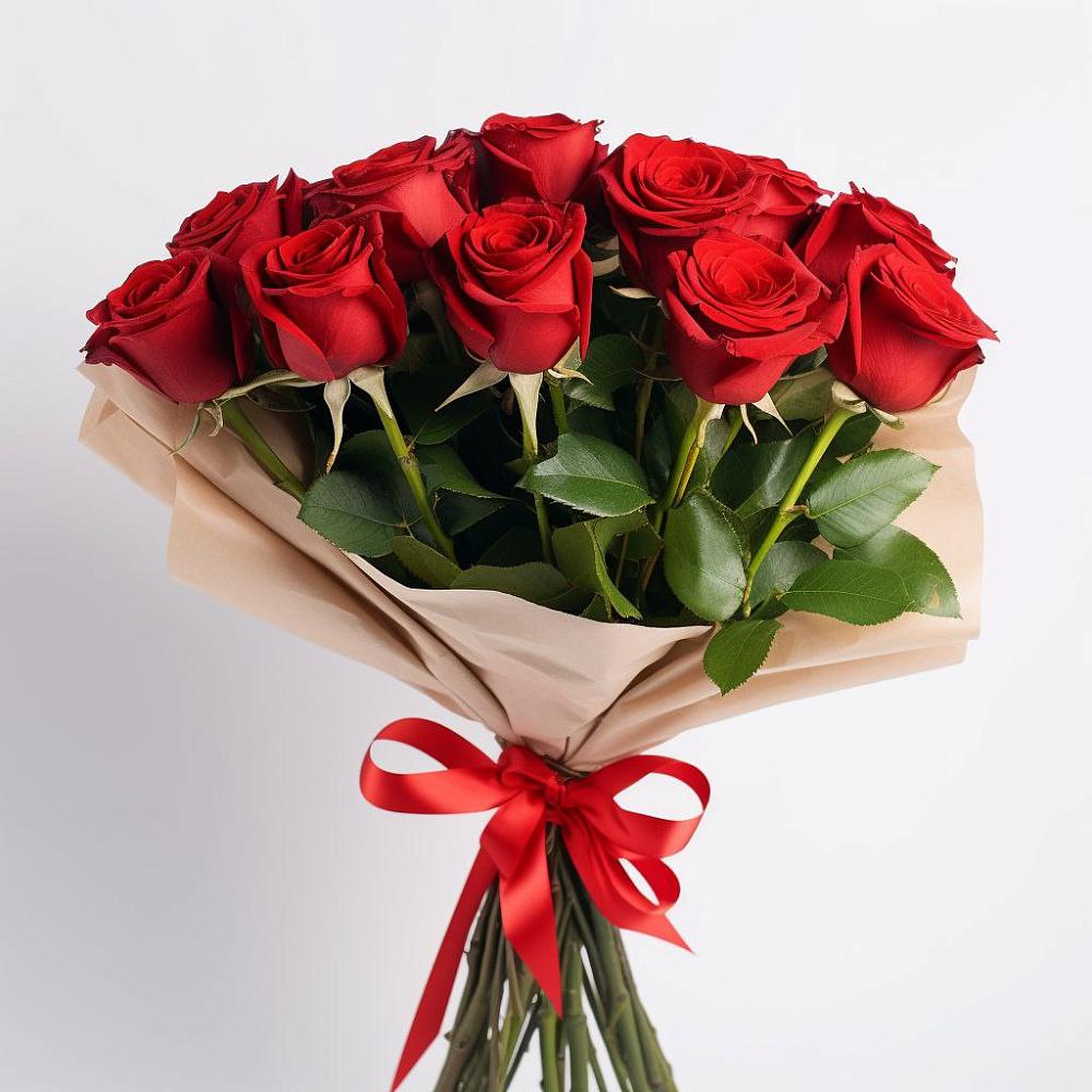 Букет 11 Красных роз Эдлесс Лав в Богородске