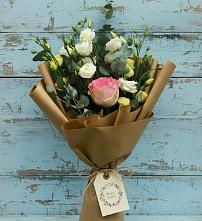 Букет цветов из:  Розы и Лизиантусы #REPLACE_PRED# Богородске