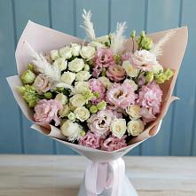Букет цветов из:  Альстромерии и Розы в Богородске