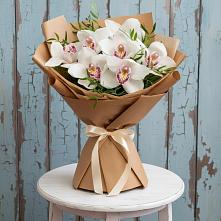 Букет цветов из:  Орхидеи и Розы в Богородске